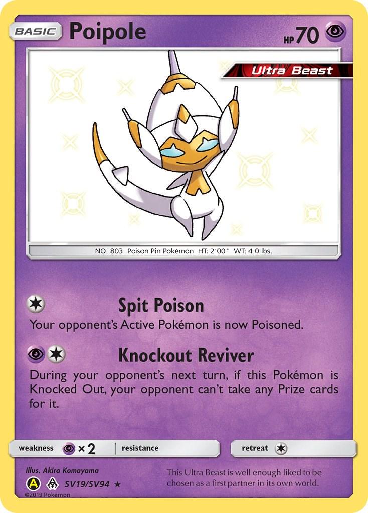 Hidden Fates Poipole Pokémon card